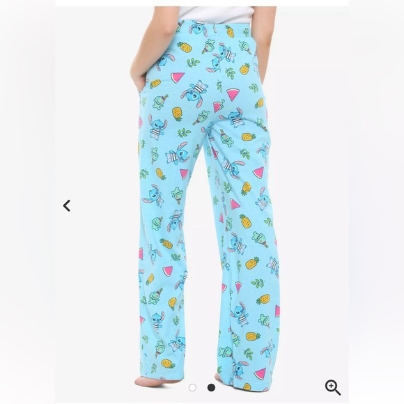 Disney Lilo & Stitch Fruit Pajama Set Blue Medium Large - Picture 6 of 15